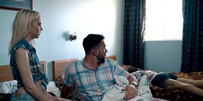 Sensual young blonde Chloe Cherry feels a long cock inside