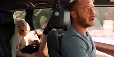 Astonishing busty blonde Luna Star and a huge dick in her little hole