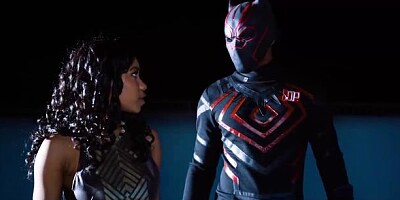 Outstanding ebony Jenna J Foxx takes a massive black dick in the mouth