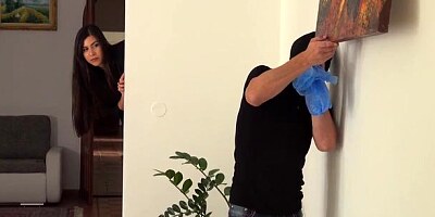 Beautiful Asian chick Anya Krey is getting penetrated by two cocks