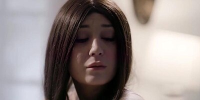 Stepdads warm cu in Jojo Kiss pretty face