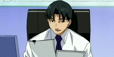 Hentai big tits office lady in lingerie gets banged