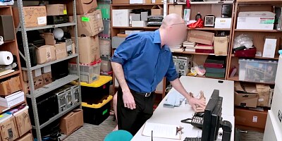Angry LP officer punish fucked a scared teen shoplifter
