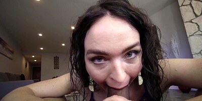 Hot MILF Krissy Lynn Is Turned On Nursing Sore Balls an