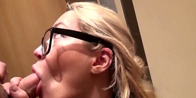 Whore Secretary in Elevator