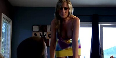 Schlong pleasuring action by striking blonde darcy tyle