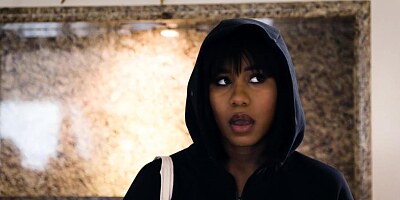 Black model Jenna Foxx fucked by her roommates in a 3so