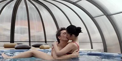 Delicious brunette maiden actively fucked