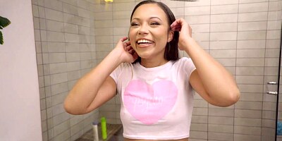 Adriana love to suck and fuck Johnnys grown cock