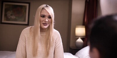 Teen begs stepdaddy for creampie to get her pregnant