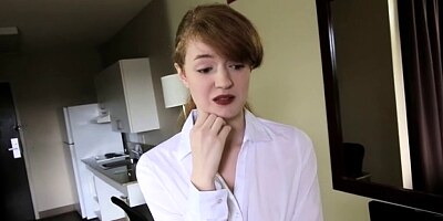 Nasty bimbo abbey rain cant stop fucking