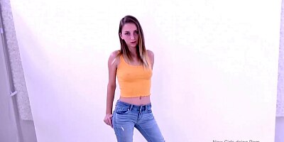 Step Sister Teen Fucked at Casting Audition Pov
