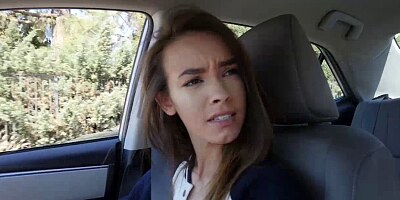 Stepsister Charity Crawford giving her stepbro a head i