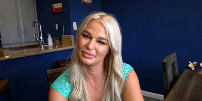 Mature stepmother fucks stepson to feel less lonely