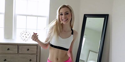 Chanel Shortcake making up with stepbro by sucking his