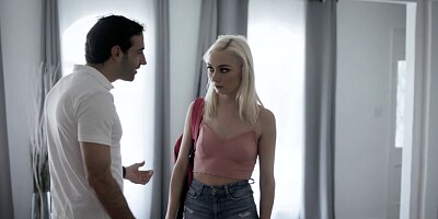 Twisted tutor makes struggling in school teen student C