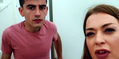 Voyeur becomes participant in sex events with Misha Maver