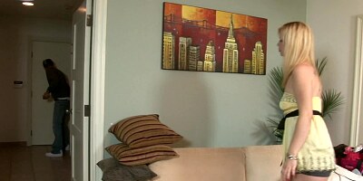 Big lips cutie Tara Lynn Foxx swallowing dick and getting laid