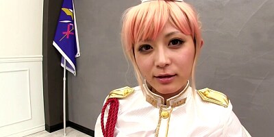 ERITO - Cosplay Sheryl Nome titfucking at the Macross Galaxy