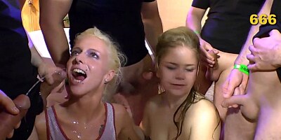 666BUKKAKE - Goldenshower hos cumswap