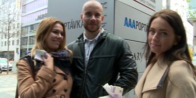 CZECHCOUPLES - Amazing Busty Teen and Her BF Gets Money for Public SEX - video 1