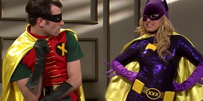 Alexis Texas gets facial from batman
