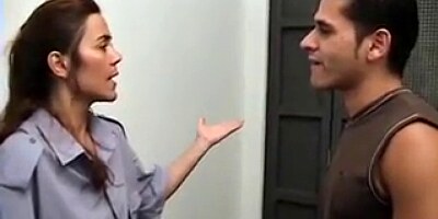 Bad Hairy MILF Fucked In The Office