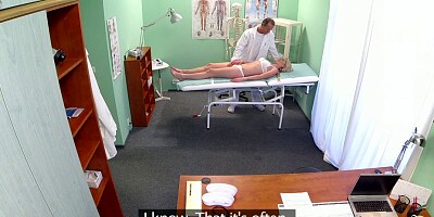 FAKE HOSPITAL - Slim babe wants sex with doctor