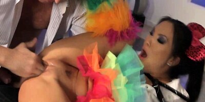 Asa Akira has her ass and pussy fingered