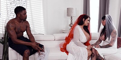 BBW Bride With HUGE Tits Has The Fuck Of Her Life