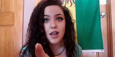 ASMR sexy girl with curly hair perfect body nails and makeup