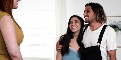 JUST STORY Perv Guy Makes Stepmom Do It! - JW and LP