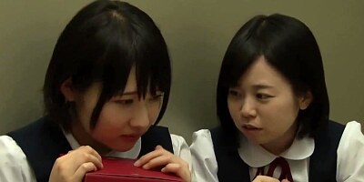 Japanese Students Stuck In Elevator