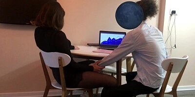 Checking out a new secretary. Casting