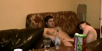 A regular party is turning into a sex party after a lot of drinking