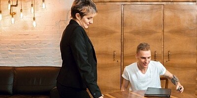 TUTOR4K. Need for sex motivates tutor to have an affair