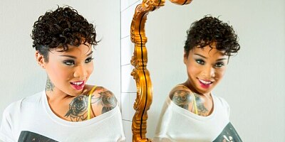 Honey Gold Gets Her Mocha Pussy French-Pressed With Manuel's Cock!