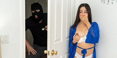 Adorable brunette with small tits Dania Vega jumps on a big dick