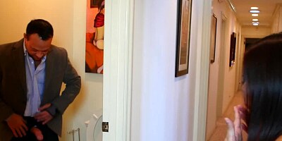 Adorable little brunette Lolita gets nailed by a gentleman