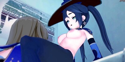 Lisa licks Mona's pussy before fucking her with a strapon.