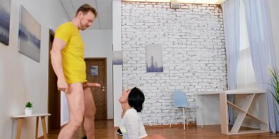 Lexi Dona gets intimate with her yoga instructor