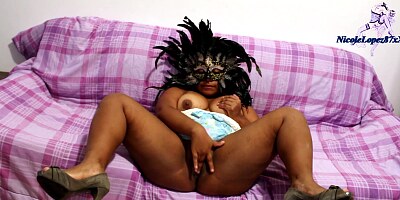 First Time Casting 18 Years Luna Garzon Italiancolombian Curvy Black Teen Blowjob & Pussy Fucke