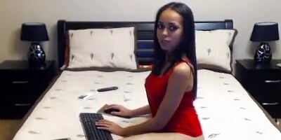 Rihanahot Fucks Herself With Black Dildo