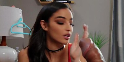 Naughty bimbo loves taking long cocks up her booty after a sloppy blowjob