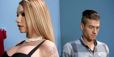 Raven Bay gets Fucked in the Changing Room