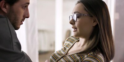 The innocent-looking teen girl quickly turned into a sex-craving hussy once a cock was out