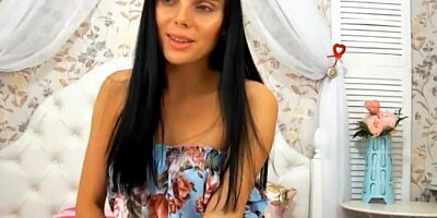 After getting totally nude, the lovely MILF will enjoy gentle masturbation with a dildo