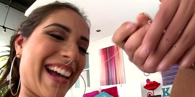 A fine babe that has a sexy ass is a big fan of anal pounding