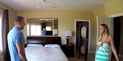 Pool Peeper Stepbro fuck Blonde Stepsis