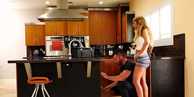 Young trophy wife loves cheating her husband with handsome fellows from their hood